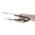 Vogue Serving Tongs in Black for General Usage - Stainless Steel - 290 mm