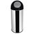 Bolero Stainless Steel Bullet Bin in Silver with Easy to Push Lid - 50L