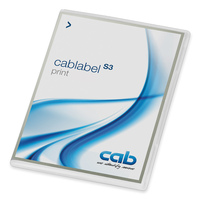 cab cablabel S3 Etiketten Software Print-Only, 5588002, Einzelplatzlizenz 1 PC, Softkey
