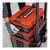 EINHELL E-Case L - Systemkoffer mit Reifen für Aufbewahrung & Transport (spritzwassergeschützt | max. 120 kg | incl. 1x Einlage)