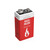 ANSMANN 4x Lithium longlife Rauchmelder 9V Block Batterien - Premium Qualität