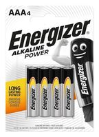Energizer Alkaline Power AAA mini ceruzaelem (4db/csomag) (E300132607/E300132603)
