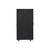 Lanberg FF01-8027-12BL 19" 27U SZÉL:800 MÉLY:1000 MAG:1431 lapraszerelt üvegajtós fekete rack szekrény