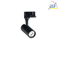 LED 3-Phasen-Schienenstrahler FOX SMALL, 8W 3000K 950lm 41°, Schwarz