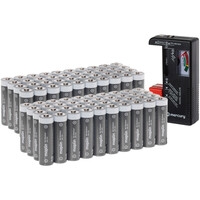 80x AA LR6 1.5V Alkaline Batteries 7 Year Shelf Life High Performance including