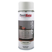 PlastiKote 440.0027107.076 Chalk Finish Spray Antique White 400ml
