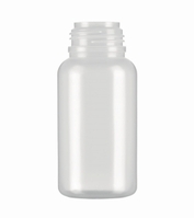 Bottiglie bocca larga,serie 303 LDPE,colore naturale é traslucide senza tappo