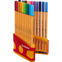 STABILO Fineliner POINT 88, Color-Parade mit 20 Stiften