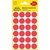 Avery Zweckform kerek címke, 3004, 18 mm, piros, 96 címke/csomag