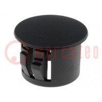 Stopper; polyamide; Wall thick: 3.3mm; H: 10.1mm; black