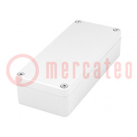 Enclosure: multipurpose; X: 63mm; Y: 150mm; Z: 36.5mm; aluminium