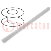 Insulating tube; fiberglass; -40÷180°C; Øint: 6mm; 4.3kV/mm; reel