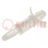 Assembly stud; polyamide; L: 12.7mm; latch/latch; Ø2: 4.75mm