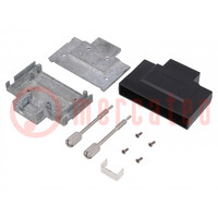 Plug case; PIN: 68; shielded; Locking: screws; straight