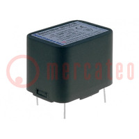 Filter: anti-interference; mains; 250VAC; Cx: 100nF; Cy: 2.5nF; 2mH