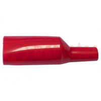 Izolator; 3kV; czerwony; PVC; 48mm