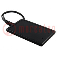 RFID reader; 7÷32V; 1-wire,RS232,UART,WIEGAND; 54x85x7mm; black