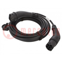 Cable: eMobility; 1x0.5mm2,5x2.5mm2; 480V; 11kW; IP44; 10m; 20A