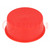 Plugs; Body: red; Out.diam: 49.6mm; H: 19.4mm; Mat: LDPE; push-in