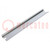 DIN rail; steel; W: 35mm; L: 235mm; Plating: zinc