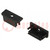 Cap for LED profiles; black; 2pcs; ABS; with hole; SURFACE14