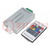 Besturing LED; RGB lichtregeling; Ch: 3; 12A; zilver; -20÷40°C