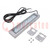 LED lamp; cool white; 800lm; 6500K; -10÷50°C; 24VDC; IP66; 3m