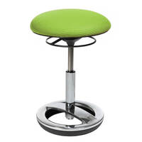Topstar Bürohocker Sitness Bob, Bezug: Stoffbezug, Fuß: Aluminium poliert Version: 04 - Farbe: grün