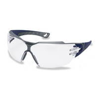 uvex Schutzbrille pheos cx2, Rahmen: blau/grau, Scheibe: PC farblos
