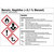 Gefahrstoffetiketten zur Behälterkennzeichnung, Folie, 14,8 x 10,5 cm Version: 04 - G004: Benzin (<0,1% Benzol)