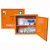 Verbandschrank JUNIORSAFE, orange, Norm DIN 13157, Größe 49x42 x20cm
