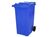 SARO 2 Rad Müllgroßbehälter 80 Liter -blau- MGB80BL, Ansicht vorne