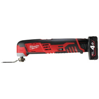 Milwaukee Akku-Multitool C12MT-402B, incl. 2x Akku 4 Ah, Ladegerät, Werkzeugtasche