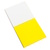 Elektrostatyczne suchościeralne karteczki na notatki - żółte