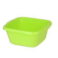 CURVER BASSINE CARRÉE EN PLASTIQUE 14 L 39 X 37 X 17 CM VERT CITRON AK-05142-Q30-65