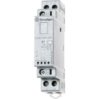 FINDER SERIE 22 - CONTACTOR MODULAR 2NA 24V AGNI INDICADOR +LED