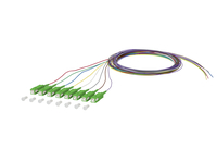 OpDAT Pigtail SC-APC, OS2, 8 Farben