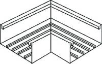 Flachwinkel GEB-K UT 66x173mm Kst rws unbeh RAL9010