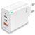 PEDEA Reiselader für USB Type-C (PD) 100-240V / Schnellladegerät / 65 Watt max., weiß