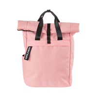 Walker Roll Top Rucksack Lässiger Rucksack Pink Polyester