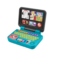 Fisher-Price Laugh & Learn Ridi e Impara Il Mio Primo Laptop, Edizione italiana, Giocattolo Elettronico con Contenuti Educativi Smart Stages, Giocattolo per Bambini 6+ Mesi