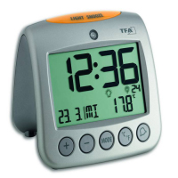TFA-Dostmann 60.2514 alarm clock Digital alarm clock Silver
