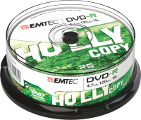 Emtec ECOVR472516CB DVD vergine 4,7 GB DVD-R 25 pz