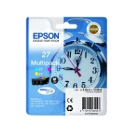 Epson Alarm clock 27XL DURABrite Ultra cartouche d'encre 1 pièce(s) Original Rendement élevé (XL) Cyan, Magenta, Jaune