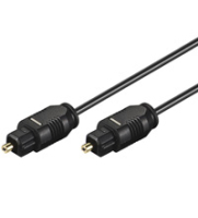 Goobay AVK 216-050 0.5m 2.2mm cable de audio 0,5 m TOSLINK Negro