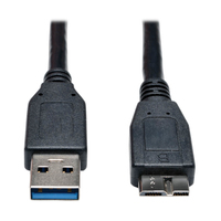 Tripp Lite U326-001-BK USB Kabel 0,3 m USB 3.2 Gen 1 (3.1 Gen 1) USB A Micro-USB B Schwarz