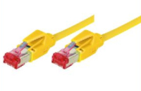 Tecline S/FTP Cat6A, 0.5m Netzwerkkabel Gelb 0,5 m S/FTP (S-STP)