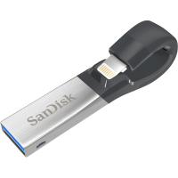 SanDisk iXpand USB flash drive 64 GB USB Type-A / Lightning 3.2 Gen 1 (3.1 Gen 1) Black, Silver