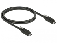 DeLOCK 83719 USB kábel 1 M USB 3.2 Gen 2 (3.1 Gen 2) USB C Fekete