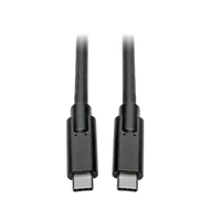 Tripp Lite U420-010 Cable USB-C (M/M) - USB 3.1, Gen 1 (5 Gbps), Compatible con Thunderbolt 3, 3.05 m [10 pies]